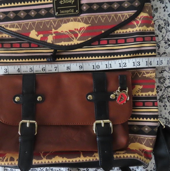 rare Loungefly Disney Lion King Canvas Backpack - Picture 9 of 11